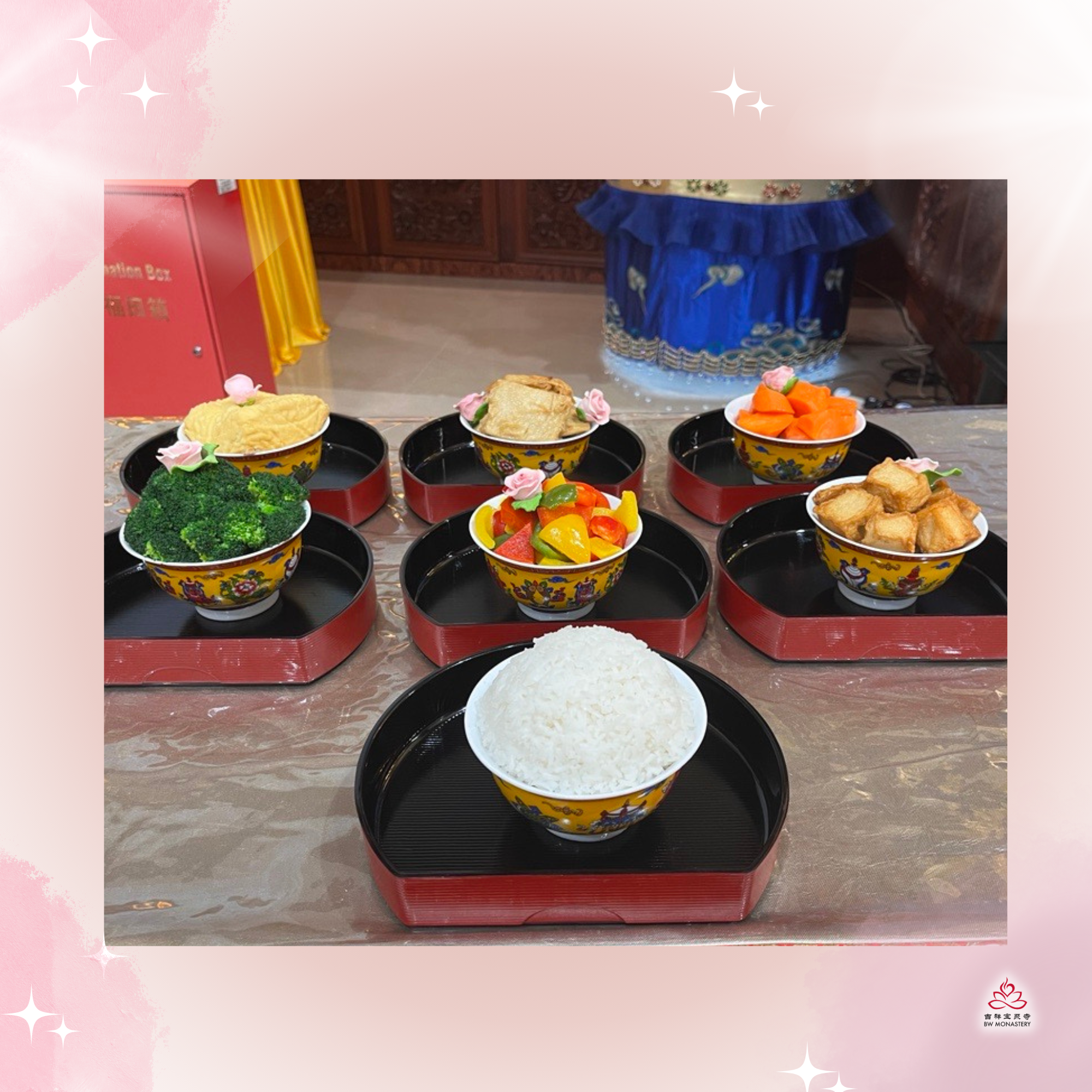 GF - Offering Of Flowers, Fruit & Food To Buddhas & Bodhisattvas