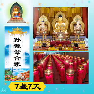 YS - Blissful Longevity Wisdom Medicine Buddha Lights (7x 7 Days)